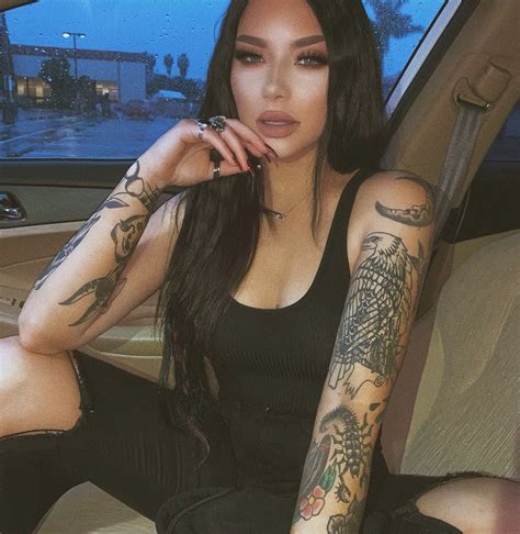 instagram models show off their tattoos