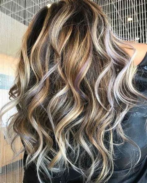 hair highlights types colors products  ideas