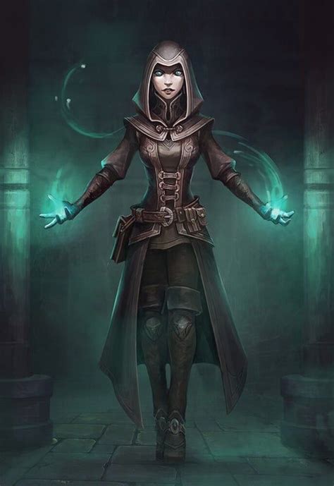 [oc] Human Sorceress Characterdrawing Sorceress Sorceress