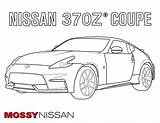 Car Nissan Coloring Pages Adults Kids 370z Colouring Gtr Mossy Pdf Sports Cars Book Open Click Outlines sketch template