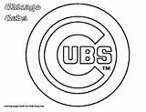 Cubs Coloring Pages Chicago Baseball Book Kids Logo Sports Sheets Mlb Boys Popular Adult Getdrawings Cars Choose Board sketch template