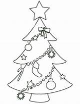 Tree Christmas Outline Printable Templates Coloring Stencils Ornaments Drawing Pages Template Colouring Outlines Print Stencil Clipart Kids Large Color Big sketch template