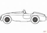 Ferrari Coloring Barchetta Mm Pages Cars Classic Printable Drawing sketch template