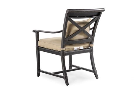 aluminum dining chair  black mathis brothers furniture