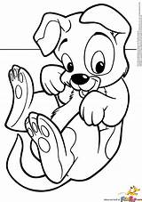 Coloring Pages Dog Puppy Printable Dogs Puppies Cute Baby Kids Getcoloringpages sketch template