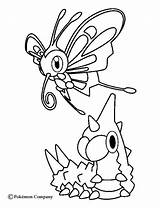 Pokemon Coloring Pages Beautifly Wurmple Da Colorare Scegli Bacheca Una sketch template