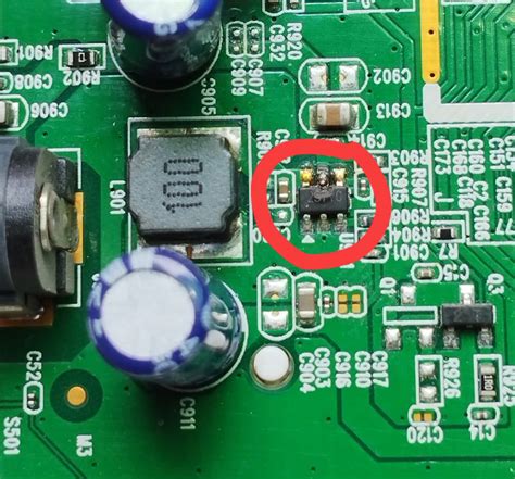 identification identifying tenda  router burned smd regulator