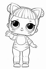 Lol Surprise Baby Cat Colorare Da Disegni Stampare Dolls Coloring Doll Di Disegno Delle Per Bambini Con Kawaii Pages Visita sketch template