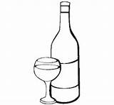 Vino Vinho Bouteille Colorare Vin Disegno Copa Acolore Copas Pintar Vins Bebidas Innamorata W12 Coloringcrew sketch template
