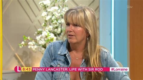 penny lancaster breaks down as she recalls horrific bullying at school