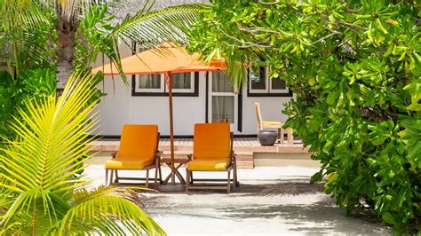 beachfront villa angsana velavaru resort maldives
