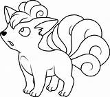 Vulpix Pokemon Coloring Pages Drawing Color Printable Alolan Pokémon Easy Colouring Alola Moon Sketch Coloringpages101 Colorings Game Getdrawings Well Draw sketch template