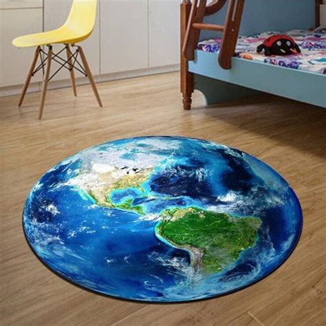 neu runder teppich globus  cm kaufen auf ricardo