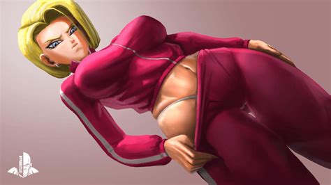 Rule 34 1girls Android 18 Animated Blonde Hair Blue Eyes Cameltoe