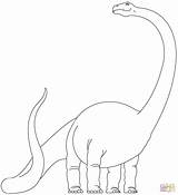 Diplodocus Dino Ausdrucken Ausmalbild sketch template