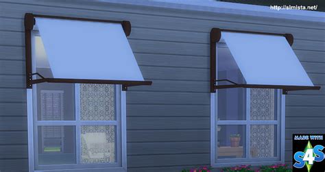 modern window awning  simista sims  updates
