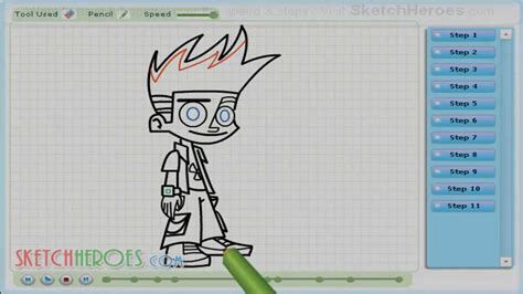 draw johnny test johnny test drawing tutorial video youtube