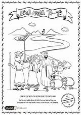 Coloring Parashat Lech Lecha Pages Parsha Para Actividades Parshat Kids Colouring Sheets Yitro Printable Toldot Jewish Colorear Manualidades Challah Torah sketch template