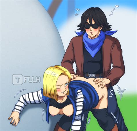 Rule 34 Android 18 Bent Over Breasts Clothed Sex Dbz Ocs
