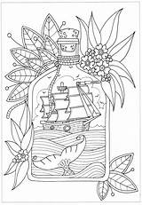 Colouring Sassy Bottle Coloriages Vpweb Paons sketch template