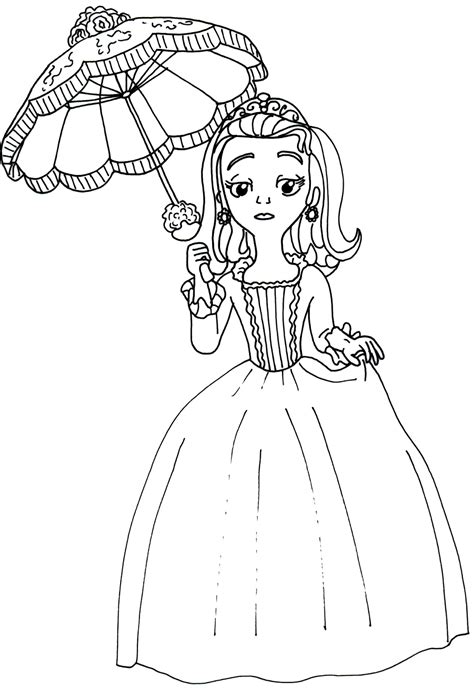 sofia   coloring pages amber coloring page