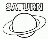 Saturno Planeta Espacial Nave sketch template
