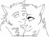 Warrior Cats Cat Coloring Pages Couple Couples Printable Print Dying La Deviantart Drawings Color Quotes Quality High Holly Positive 683px sketch template