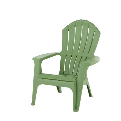 realcomfort fern plastic adirondack chair     home depot
