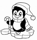 Penguin Coloring Pages Printable Cute sketch template