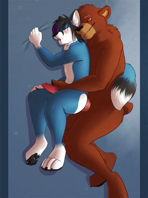 rule 34 anal anthro ass balls bear bed big dom small sub blue fur