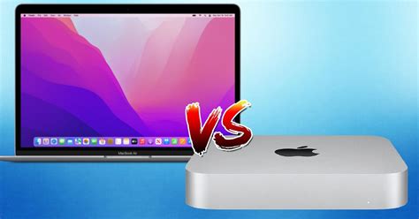 comparativa mac mini   macbook air