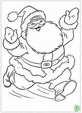 Coloring Dinokids Claus Santa Close sketch template