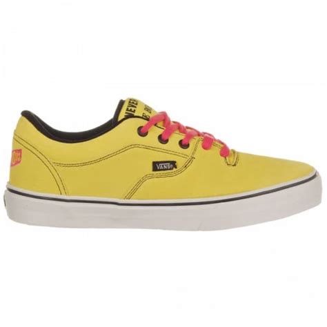 Vans Rowley Style 99s Sex Pistols Yellow Mens Skate Shoes From