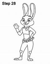 Zootopia Judy Hopps Drawing Draw Drawings Disney Step Pencil Coloring Pages Easydrawingtutorials Every Colouring Cartoon Eraser Inking Rid Cleaner Mark sketch template
