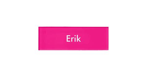 bright pink personalized template  tag zazzle
