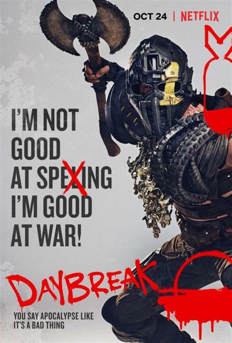 daybreak  character posters learn  rules   apocalypse