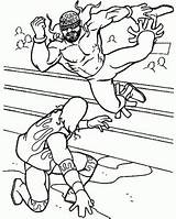 Wwe Coloring Pages Wrestling Wrestlers Sports Color General Print Coloriage Catcheur Masked Kids Choose Board Other Boys sketch template