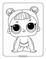 Lol Coloring Surprise Pages Stage Center Dolls Printable Lil Colouring Choose Board sketch template