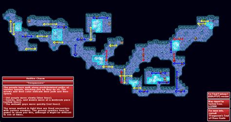 final fantasy i and ii dawn of souls hellfire chasm map trespassers map