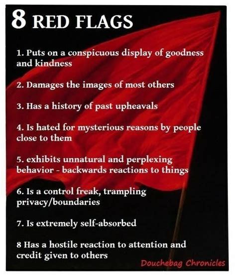 Red Flag Flags And Narcissist On Pinterest