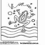 Aboriginal Colouring Pages Kids Naidoc Week Coloring Painting Dot Templates Template Animals Indigenous Brisbane Au Ins Search Print Frog Snake sketch template