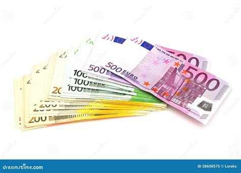 euro paper money stock image image  crisis currency