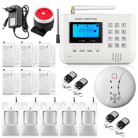 arrival mhz remote control wireless gsm pstn network security alarm system auto dial