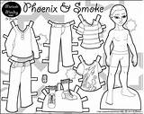 Monday Marisole Paper Doll Printable Dolls Friends Print Smoke Personas Thin Boy Coloring Paperthinpersonas Phoenix Male Friend Click Clothing Pdf sketch template