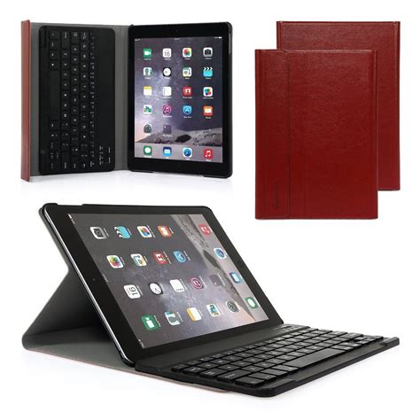 slim leather case stand cover wireless keyboard  ipad air mini  ipad    ebay