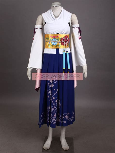 collectibles and art details about final fantasy 7 yuna cosplay costume