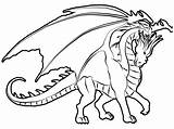 Coloring Dragon Pages Easy Coloringpages1001 Via sketch template