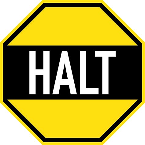 fileearly australian road sign haltsvg wikimedia commons