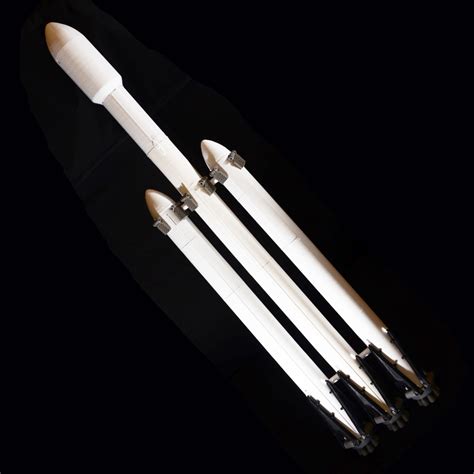 Spacex Falcon Heavy Expansion Kit For Falcon 9 Model By Chemteacher628
