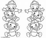 Ducktales Coloring Pages Ducks Baby Printable Kids sketch template